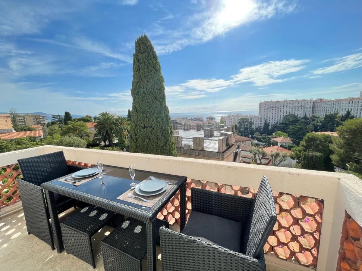Nice Renting - Cambrai - Luxurious Sea View Terrasse - King Bed - Parking - Ac - Fully Equipped Zewnętrze zdjęcie