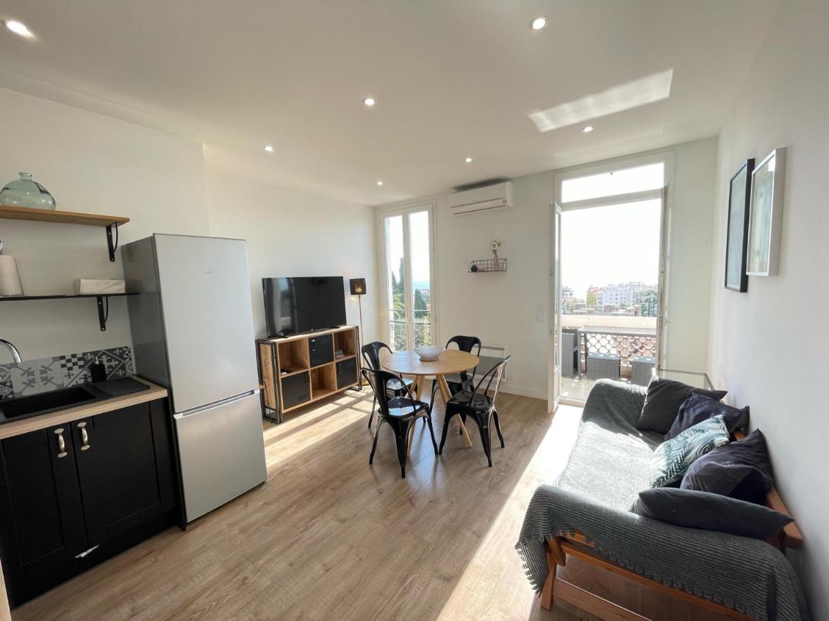 Nice Renting - Cambrai - Luxurious Sea View Terrasse - King Bed - Parking - Ac - Fully Equipped Zewnętrze zdjęcie